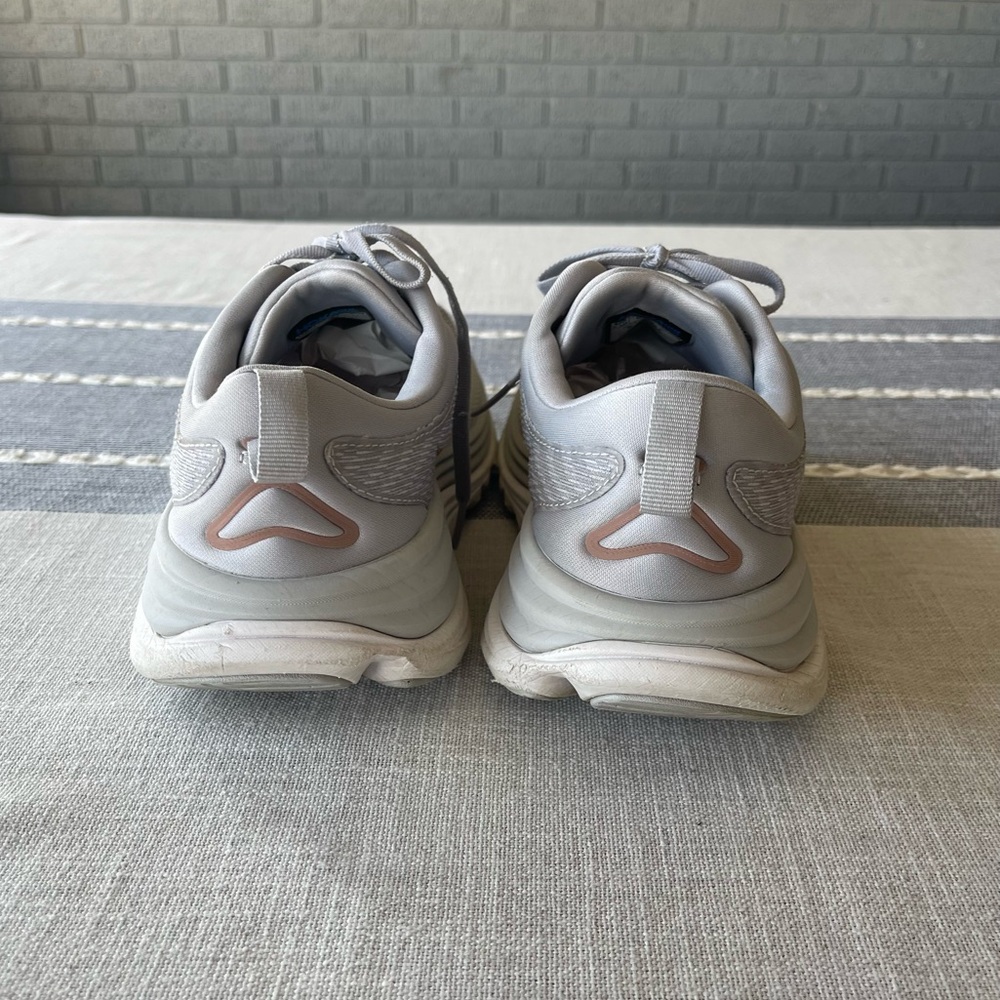 Hoka Gaviota 5 Running Shoes Light Grey Size 7.5 - Picture 6 of 8